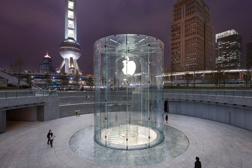 магазин apple в Нью-Йорке