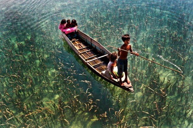  озеро Sabah, Malaysia.
